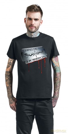Bring Me The Horizon: Unisex T-Shirt: Razor Blade (Black) (Small)