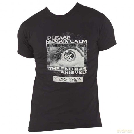 Bring Me The Horizon: Unisex T-Shirt: Remain Calm FP (Black) (Small)