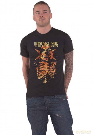Bring Me The Horizon: Unisex T-Shirt: Skull Muss (Black) (XX-Large)