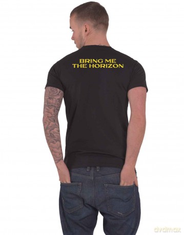 Bring Me The Horizon: Unisex T-Shirt: Spray Hex (Black) (Back Print) (Small)