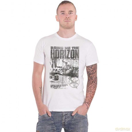Bring Me The Horizon: Unisex T-Shirt: Therapy (White) (Medium)