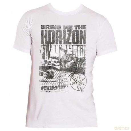 Bring Me The Horizon: Unisex T-Shirt: Therapy (White) (Small)