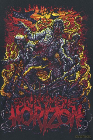 Bring Me The Horizon: Unisex T-Shirt: Zombie Army (Black) (Large)