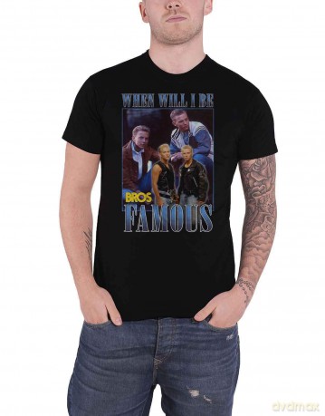 Bros: Unisex T-Shirt: Famous Homage (Black) (Large)