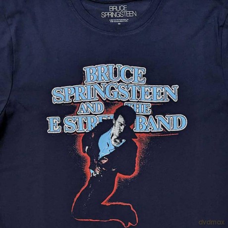 Bruce Springsteen: Unisex T-Shirt: The E-Street Band (Navy Blue) (Large)