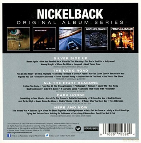 Nickelback: Original Album Series [5CD]