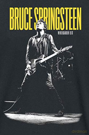 Bruce Springsteen: Unisex T-Shirt: Winterland Ballroom Guitar (Black) (Large)