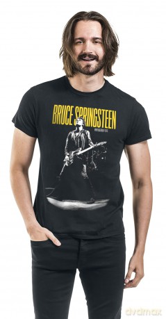 Bruce Springsteen: Unisex T-Shirt: Winterland Ballroom Guitar (Black) (XX-Large)