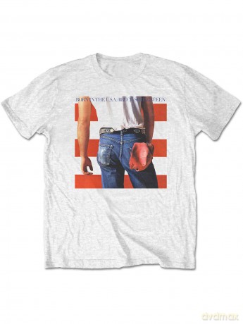 Bruce Springsteen: Unisex Tee: Back In The USA (Small)