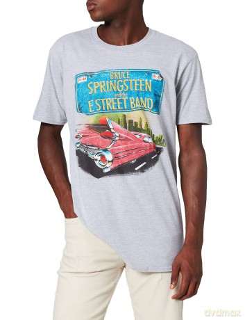 Bruce Springsteen: Unisex Tee: Pink Cadillac (Back Print) (Large)