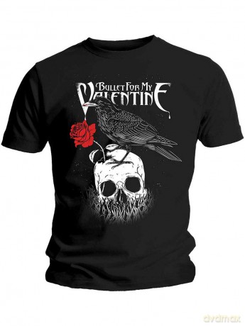 Bullet For My Valentine: Men's Tee: Raven (Medium)