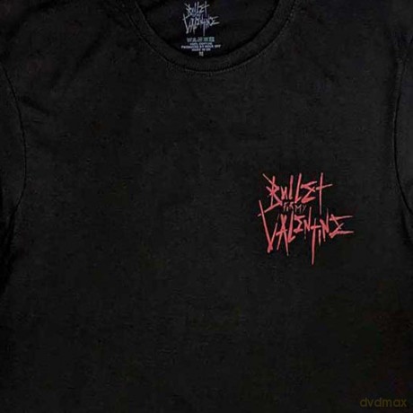 Bullet For My Valentine: Unisex T-Shirt: Floral Omen (Black) (Back Print) (Large)