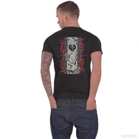 Bullet For My Valentine: Unisex T-Shirt: Floral Omen (Black) (Back Print) (Small)