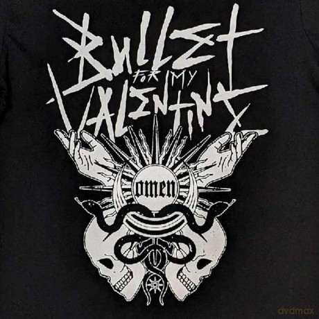 Bullet For My Valentine: Unisex T-Shirt: Omen (Black) (Back Print) (Large)