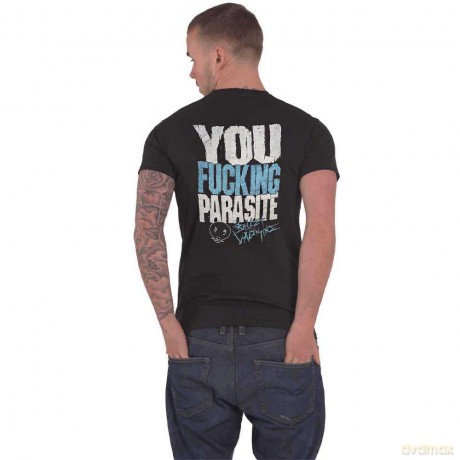 Bullet For My Valentine: Unisex T-Shirt: Parasite (Black) (Back Print) (Medium)