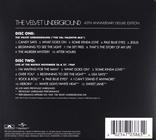 The Velvet Underground: The Velvet Underground [2CD]