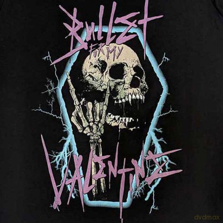 Bullet For My Valentine: Unisex T-Shirt: Thrash Skull 2 (Black) (XX-Large)