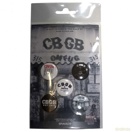 Cbgb: CBGB Button Badge Pack: Logos
