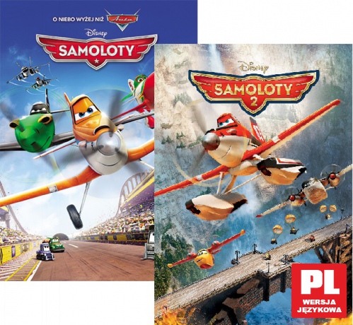 Samoloty 1+2 (Disney) Pakiet [2DVD]