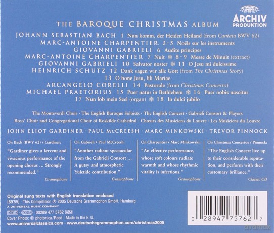 The Baroque Christmas Album [CD]
