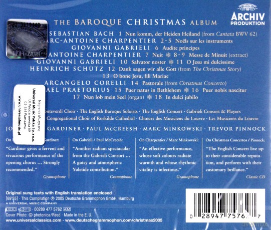 The Baroque Christmas Album [CD]