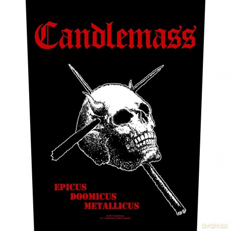 Candlemass: Back Patch: Epicus Doomicus Metallicus