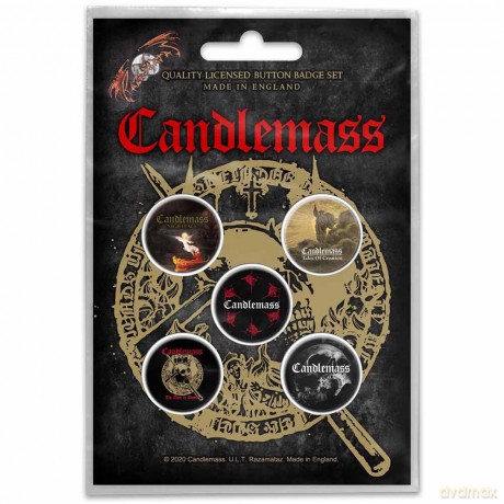 Candlemass: Button Badge Pack: The Door to Doom