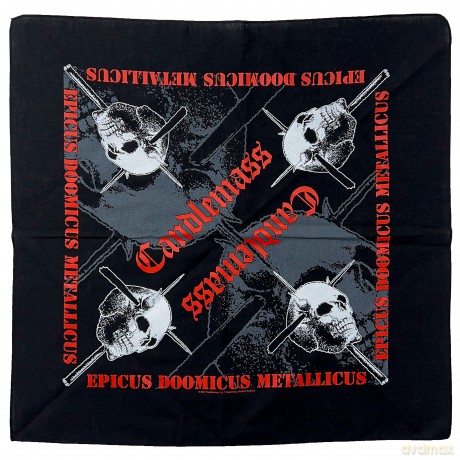Candlemass: Unisex Bandana: Epicus Doomicus Metallicus (Black)