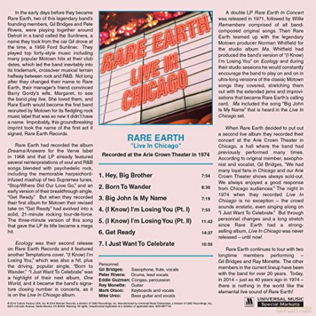 Rare Earth: Live In Chicago [CD]