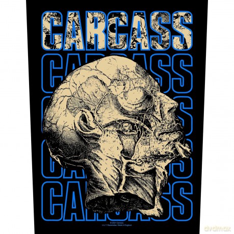 Carcass: Back Patch: Necro Head