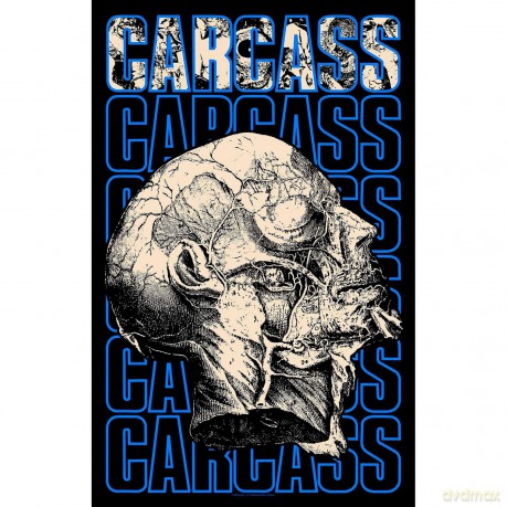 Carcass: Textile Poster: Necro Head