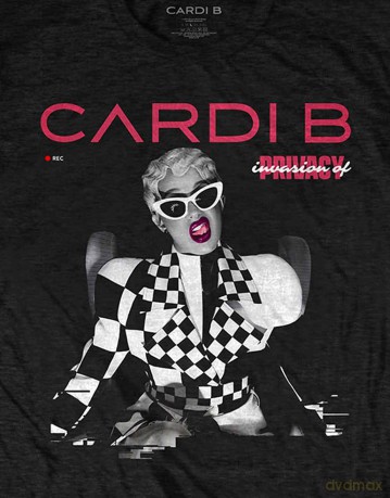 Cardi B: Unisex T-Shirt: Transmission (Black) (Medium)
