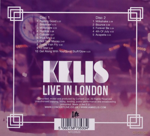 Kelis: Live in London [2CD]