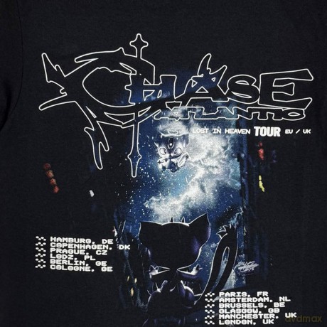 Chase Atlantic: Unisex Long Sleeve T-Shirt: Aura European Tour '25 (Black) (Ex-Tour) (XX-Large)
