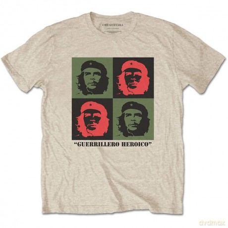 Che Guevara: Unisex T-Shirt: Blocks (Sand) (X-Large)