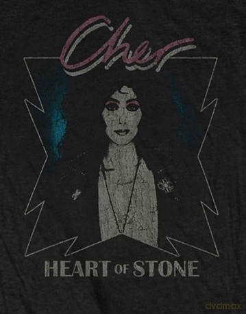 Cher: Ladies Tee: Heart of Stone (X-Large)