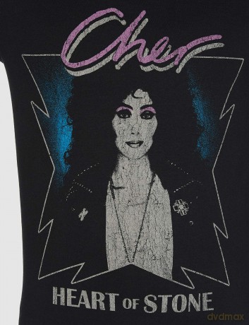 Cher: Unisex T-Shirt: Heart of Stone (Black) (Small)