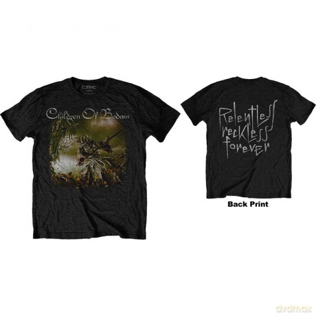 Children Of Bodom: Unisex Tee: Relentless (Back Print) (Small)