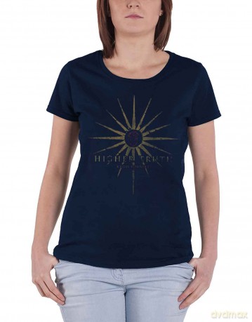 Chris Cornell: Ladies T-Shirt: Higher Truth (Navy Blue) (Medium)