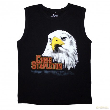 Chris Stapleton: Unisex Tank T-Shirt: Eagle (Black) (Small)