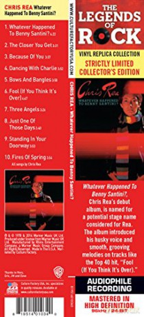 Chris Rea: Whatever Happened To Benny Santini? [CD]