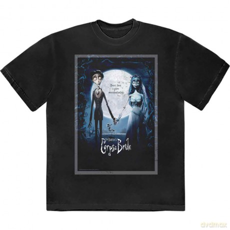 Corpse Bride: Unisex T-Shirt: Movie Poster (Black) (Small)