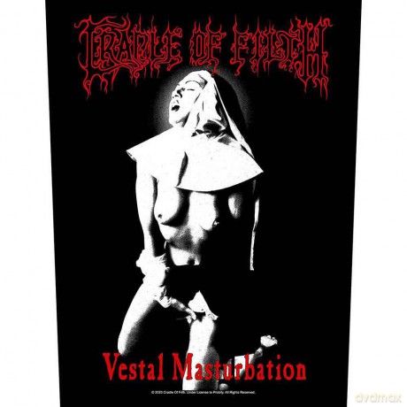 Cradle Of Filth: Back Patch: Vestal Masturbation