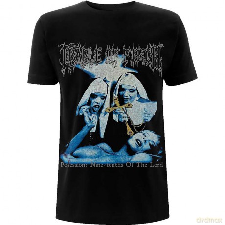 Cradle Of Filth: Unisex T-Shirt: Decadence (Black) (Back Print) (Small)