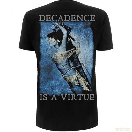 Cradle Of Filth: Unisex T-Shirt: Decadence (Black) (Back Print) (X-Large)