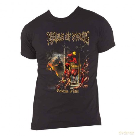 Cradle Of Filth: Unisex T-Shirt: Existence is Futile (Black) (Back Print) (XX-Large)