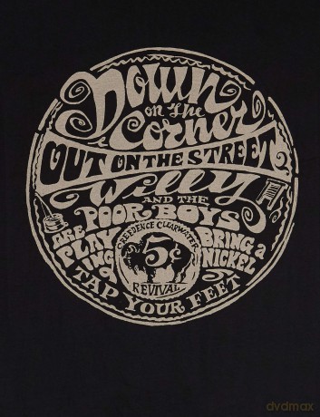 Creedence Clearwater Revival: Unisex T-Shirt: Down On The Corner (Black) (X-Large)