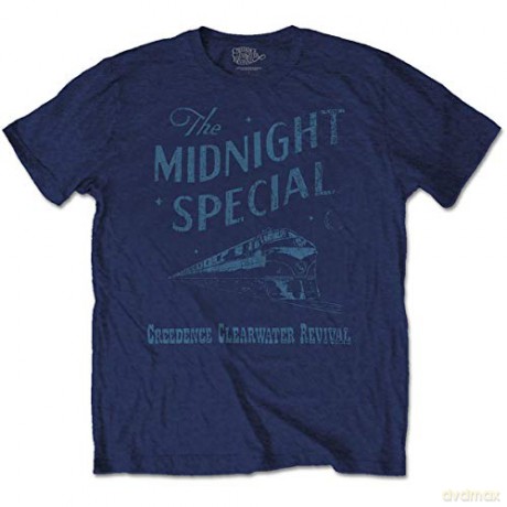 Creedence Clearwater Revival: Unisex T-Shirt: Midnight Special (Navy Blue) (Medium)