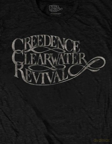 Creedence Clearwater Revival: Unisex T-Shirt: Vintage Logo (Black) (XX-Large)