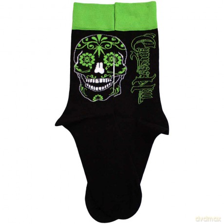 Cypress Hill: Unisex Ankle Socks: Skull (Black) (UK Size 7 - 11)